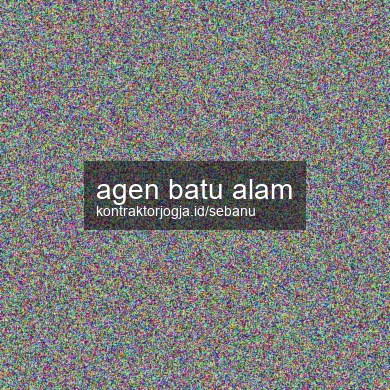 Agen Batu Alam