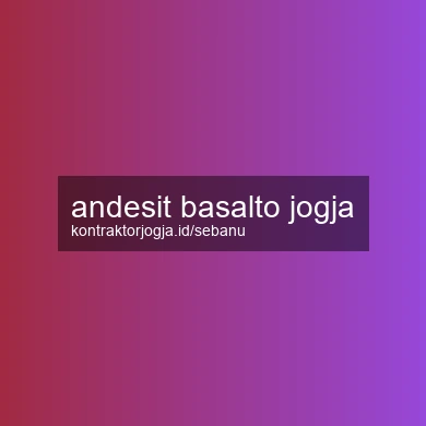 Andesit Basalto Jogja