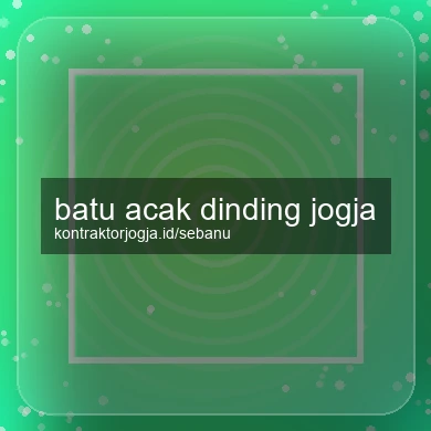 Batu Acak Dinding Jogja