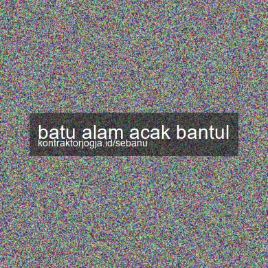 Batu Alam Acak Bantul