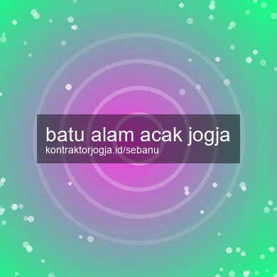 Batu Alam Acak Jogja