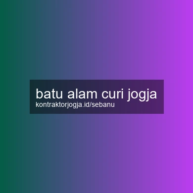 Batu Alam Curi Jogja