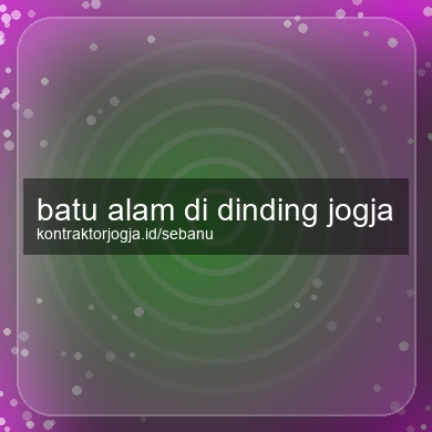 Batu Alam Di Dinding Jogja