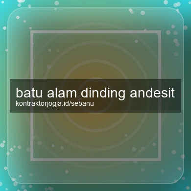 Batu Alam Dinding Andesit