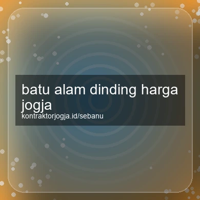 Batu Alam Dinding Harga Jogja