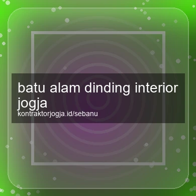 Batu Alam Dinding Interior Jogja
