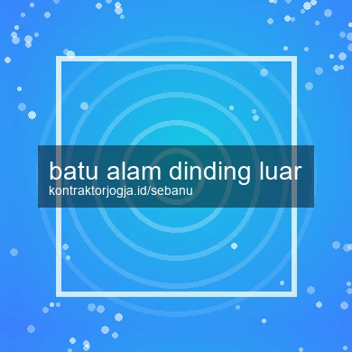 Batu Alam Dinding Luar
