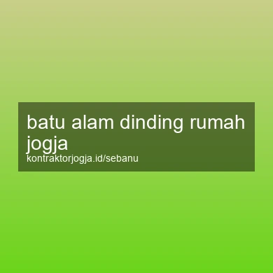 Batu Alam Dinding Rumah Jogja