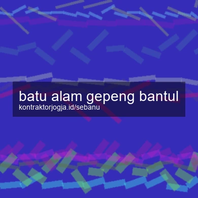 Batu Alam Gepeng Bantul