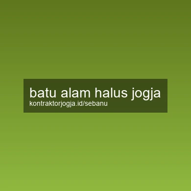 Batu Alam Halus Jogja