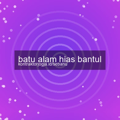 Batu Alam Hias Bantul