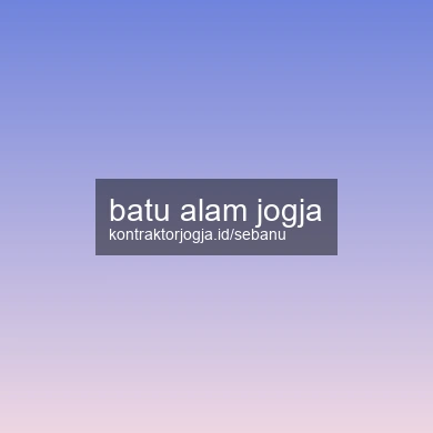 Batu Alam Jogja