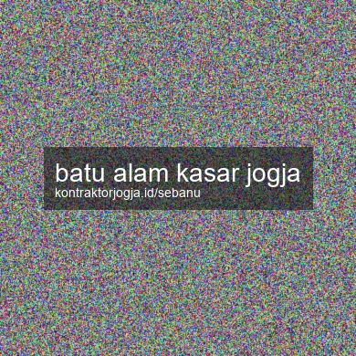 Batu Alam Kasar Jogja
