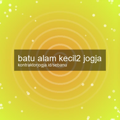 Batu Alam Kecil2 Jogja