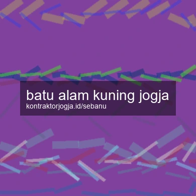 Batu Alam Kuning Jogja