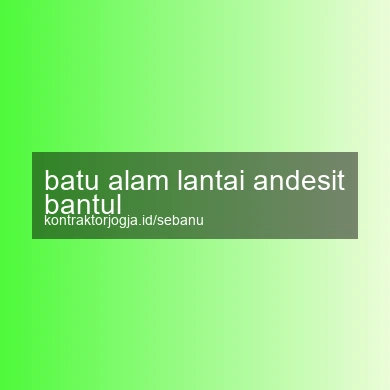 Batu Alam Lantai Andesit Bantul
