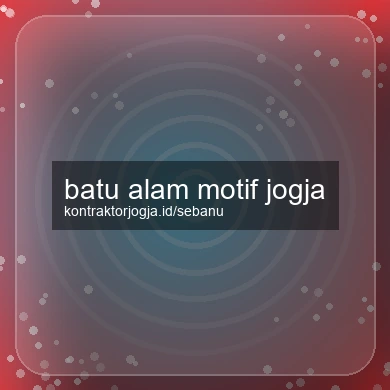 Batu Alam Motif Jogja