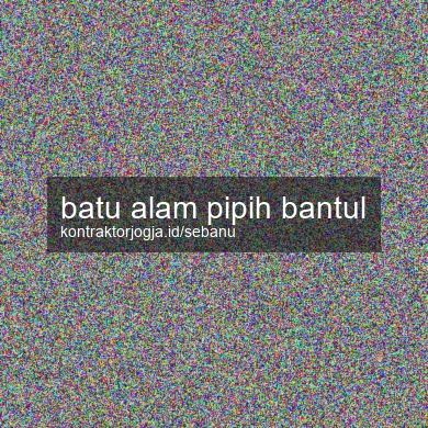 Batu Alam Pipih Bantul