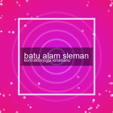 Batu Alam Sleman