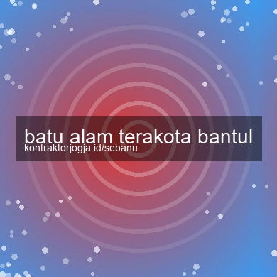 Batu Alam Terakota Bantul
