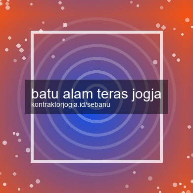 Batu Alam Teras Jogja