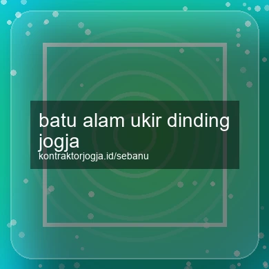 Batu Alam Ukir Dinding Jogja