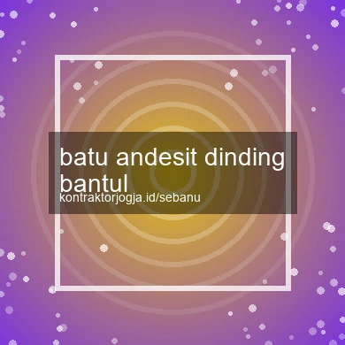 Batu Andesit Dinding Bantul