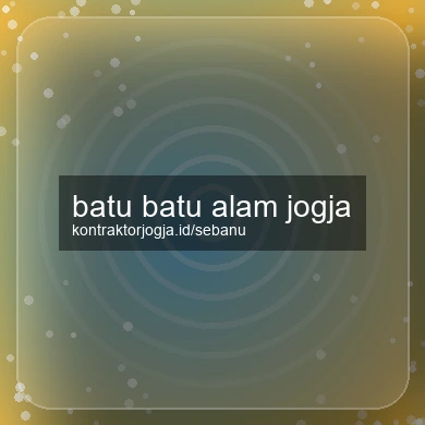 Batu Batu Alam Jogja