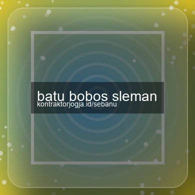 Batu Bobos Sleman
