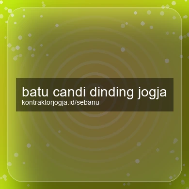 Batu Candi Dinding Jogja