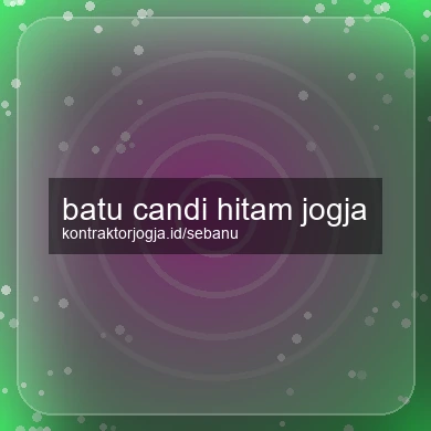 Batu Candi Hitam Jogja