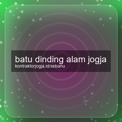 Batu Dinding Alam Jogja