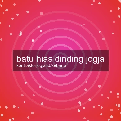 Batu Hias Dinding Jogja