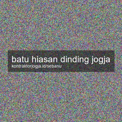 Batu Hiasan Dinding Jogja