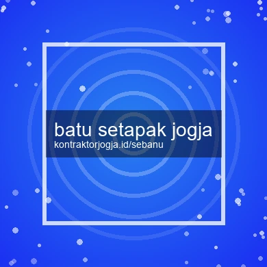 Batu Setapak Jogja