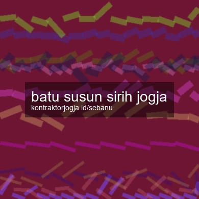 Batu Susun Sirih Jogja