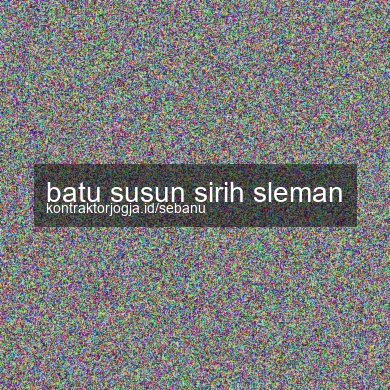 Batu Susun Sirih Sleman