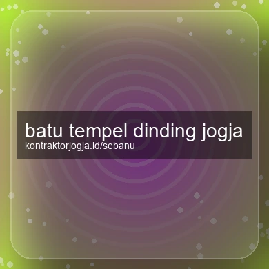 Batu Tempel Dinding Jogja