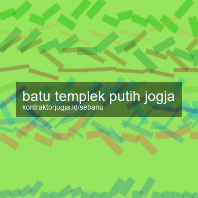 Batu Templek Putih Jogja