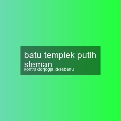 Batu Templek Putih Sleman