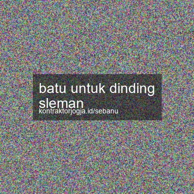Batu Untuk Dinding Sleman