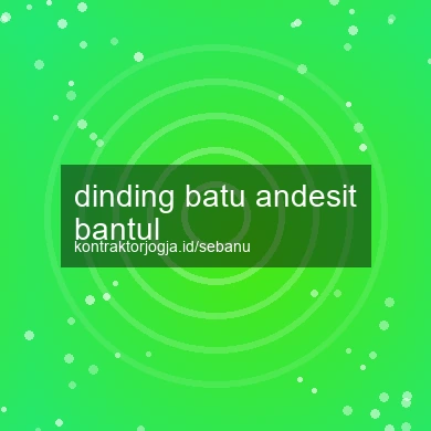Dinding Batu Andesit Bantul
