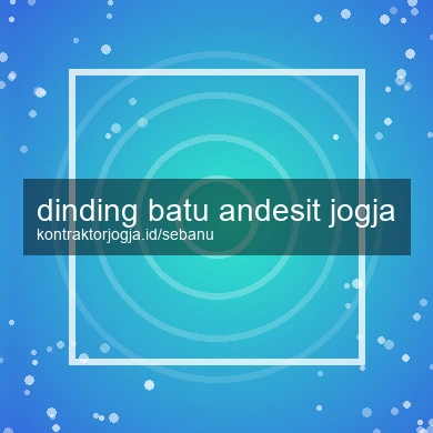 Dinding Batu Andesit Jogja