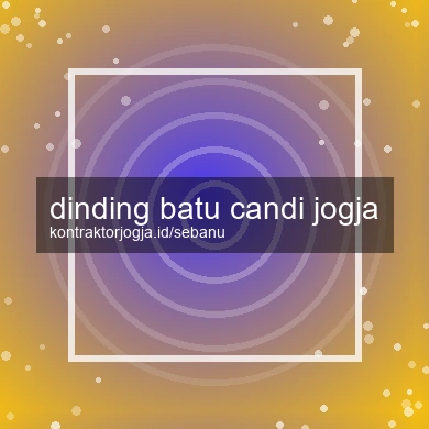 Dinding Batu Candi Jogja