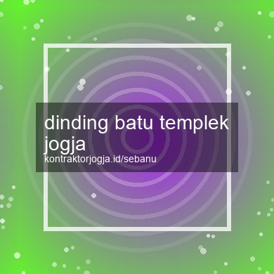 Dinding Batu Templek Jogja