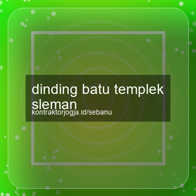 Dinding Batu Templek Sleman