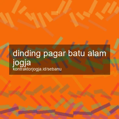 Dinding Pagar Batu Alam Jogja