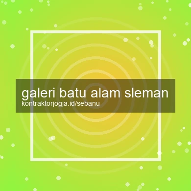 Galeri Batu Alam Sleman