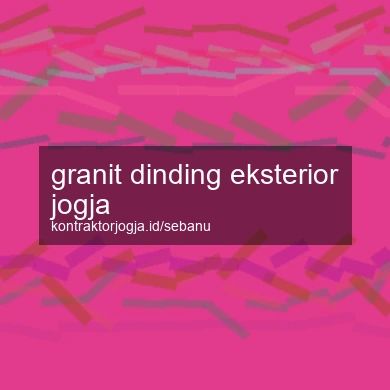 Granit Dinding Eksterior Jogja
