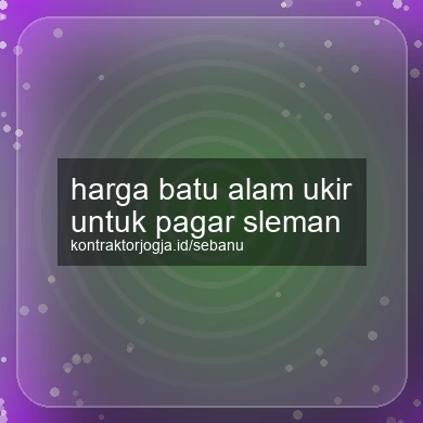 Harga Batu Alam Ukir Untuk Pagar Sleman